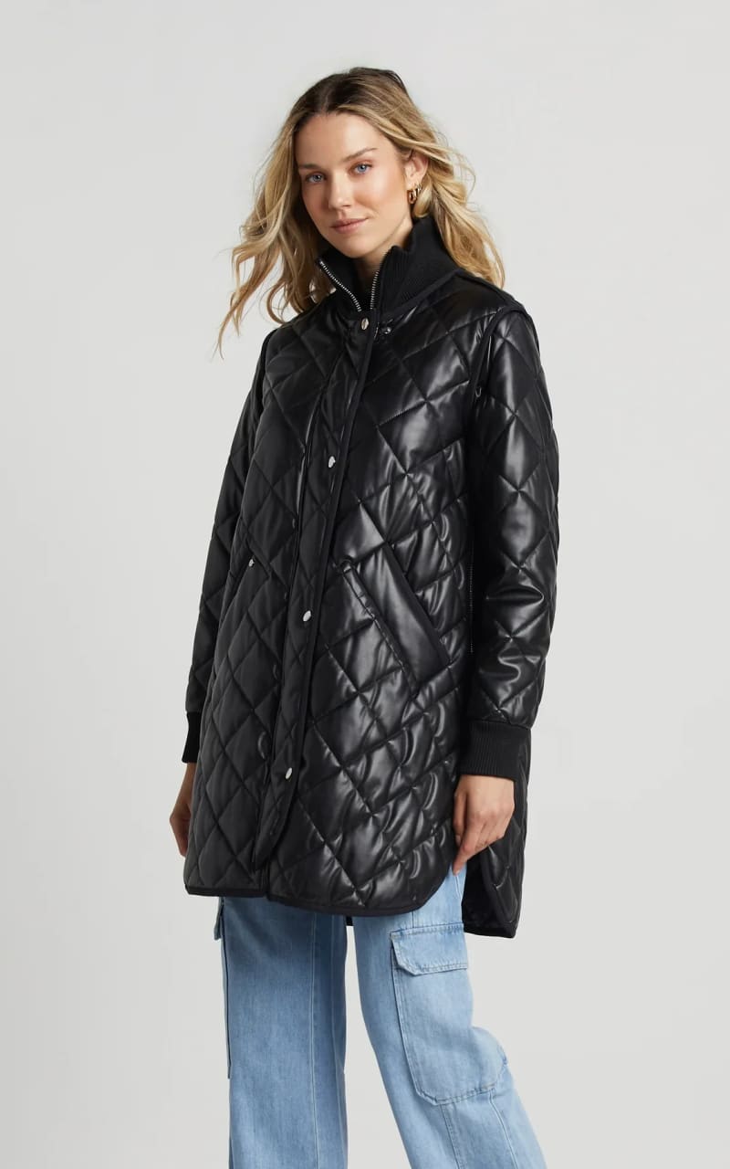 Adroit Atelier - Liberty Quilted Vegan Leather Jacket