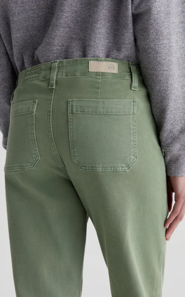 AG Jeans - Analeigh High-Rise Straight Crop in Sulfur