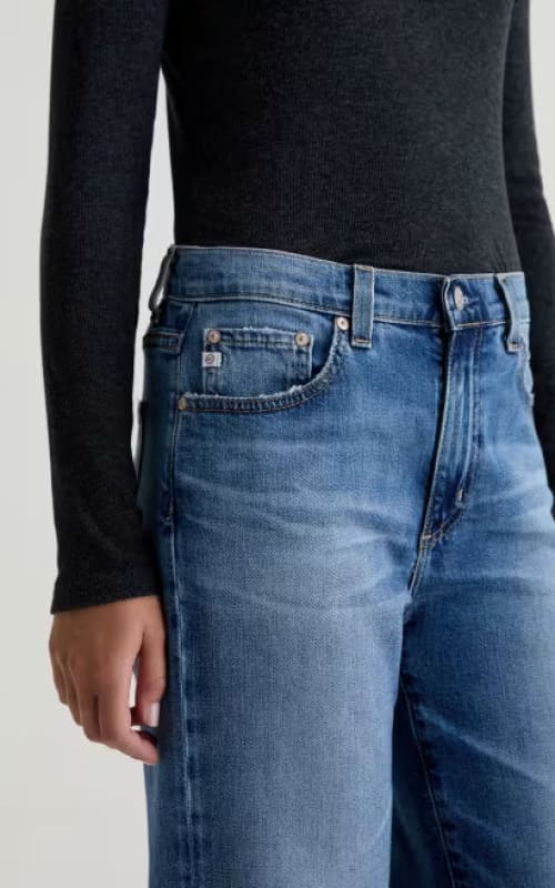 AG Jeans- Brinley Crop in 17 Years Mystery - denim