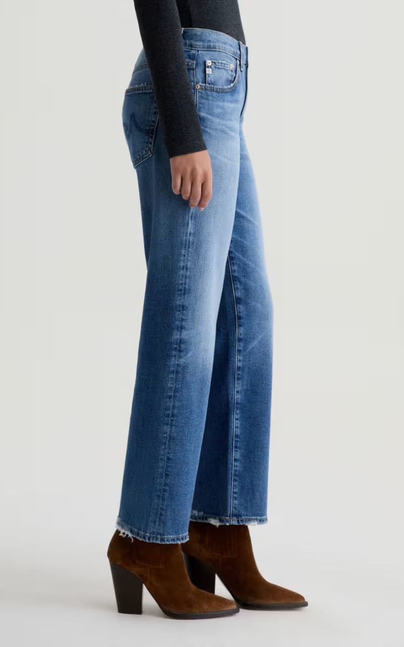 AG Jeans- Brinley Crop in 17 Years Mystery - denim