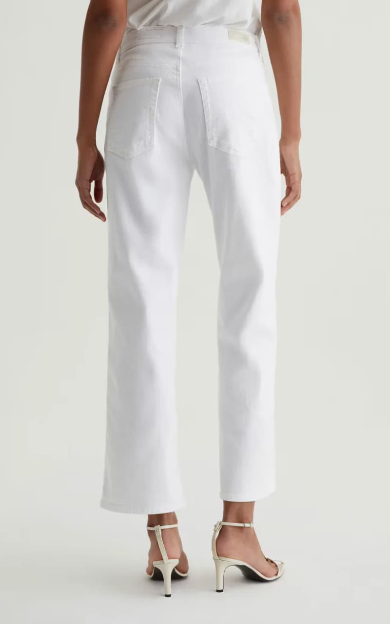 AG Jeans- Brinley Crop in Gallery White - denim
