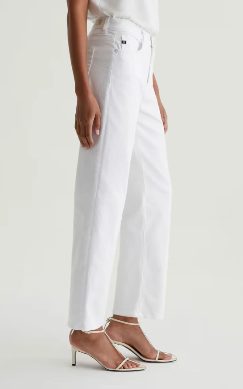AG Jeans- Brinley Crop in Gallery White - denim