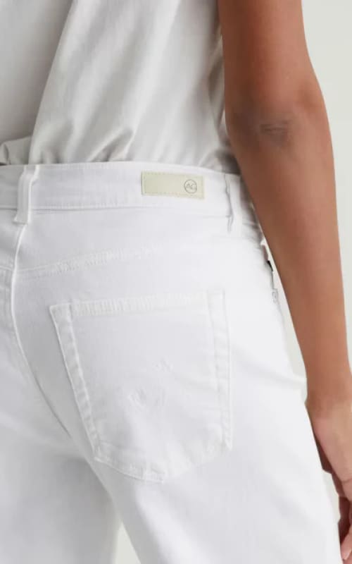AG Jeans- Brinley Crop in Gallery White - denim
