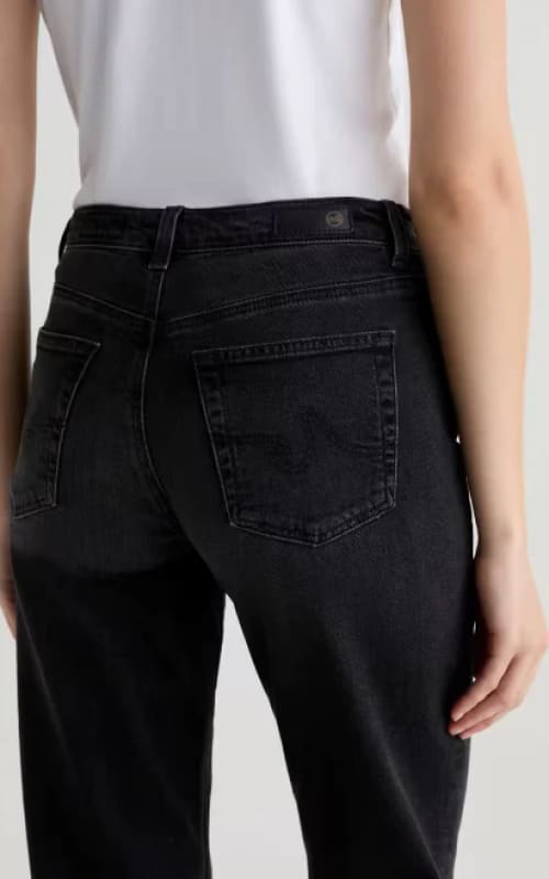 AG Jeans- Brinley Mid Rise Straight in Nebula - denim