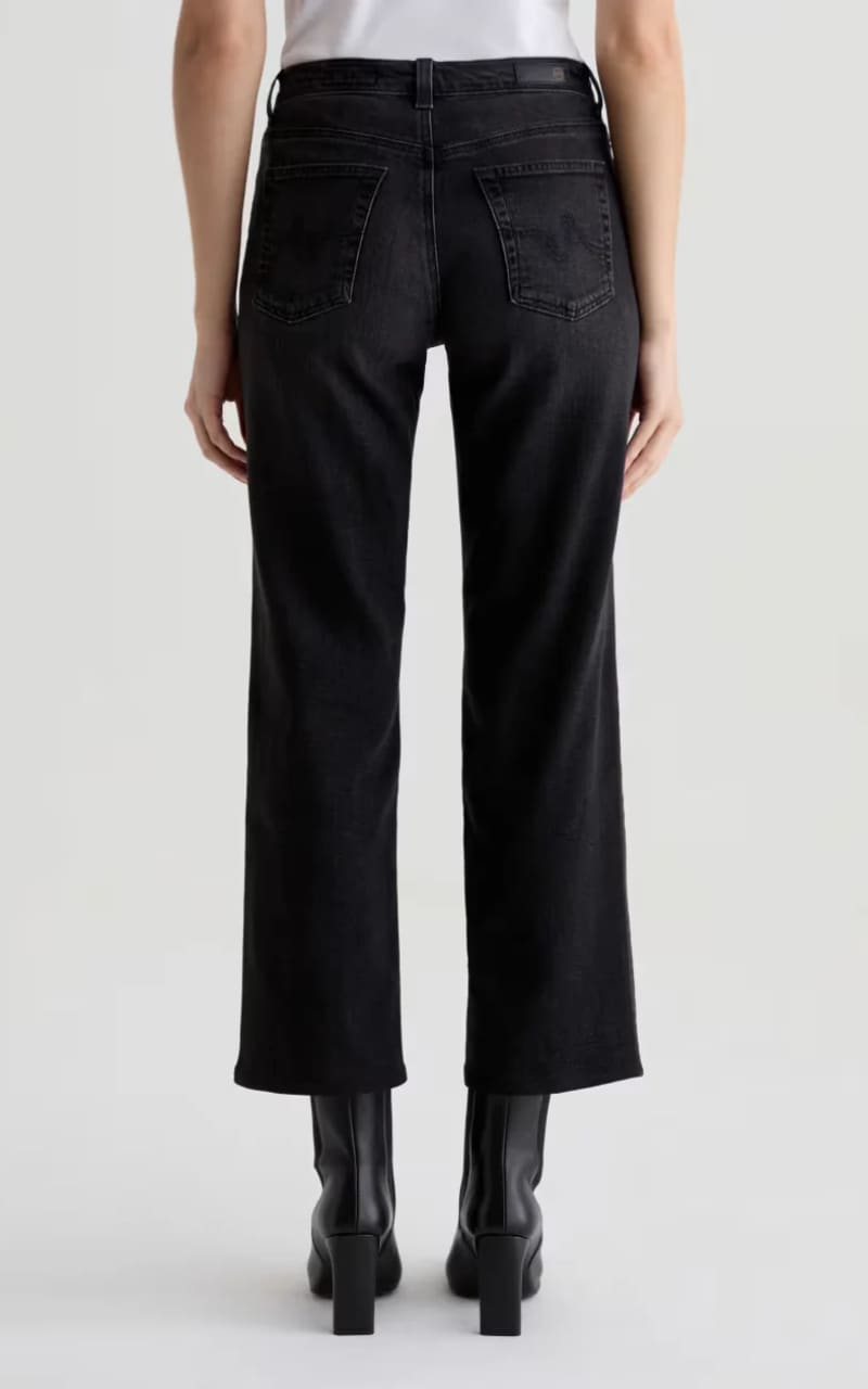 AG Jeans- Brinley Mid Rise Straight in Nebula - denim