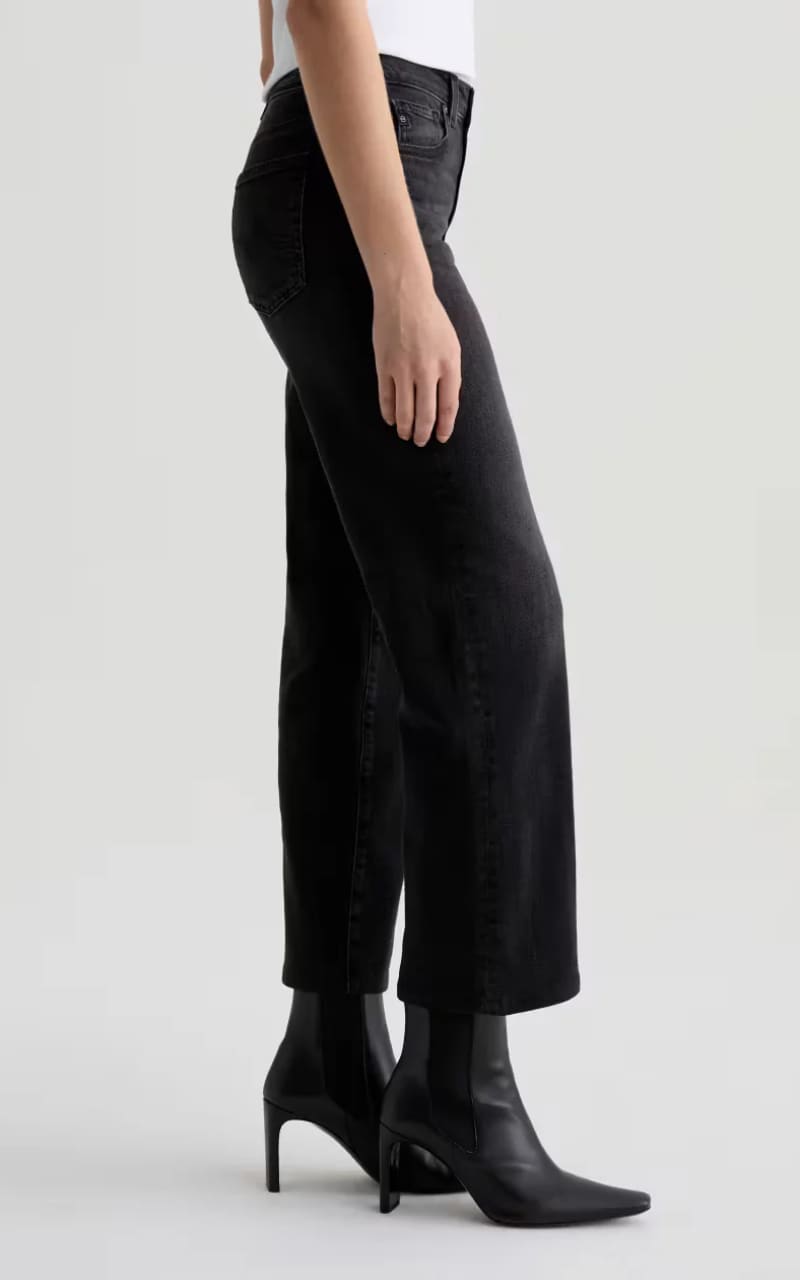 AG Jeans- Brinley Mid Rise Straight in Nebula - denim