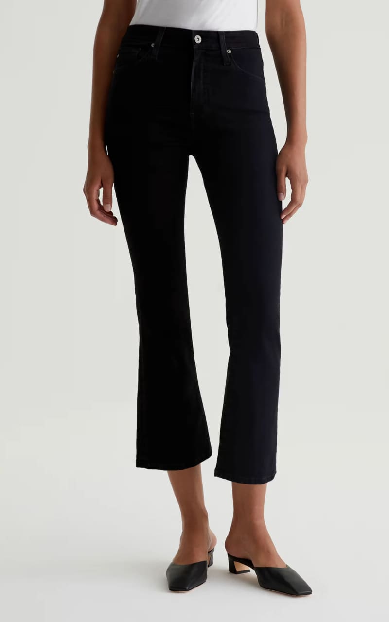 AG Jeans- Farrah Mid-Rise Boot Crop in Alchemy - denim