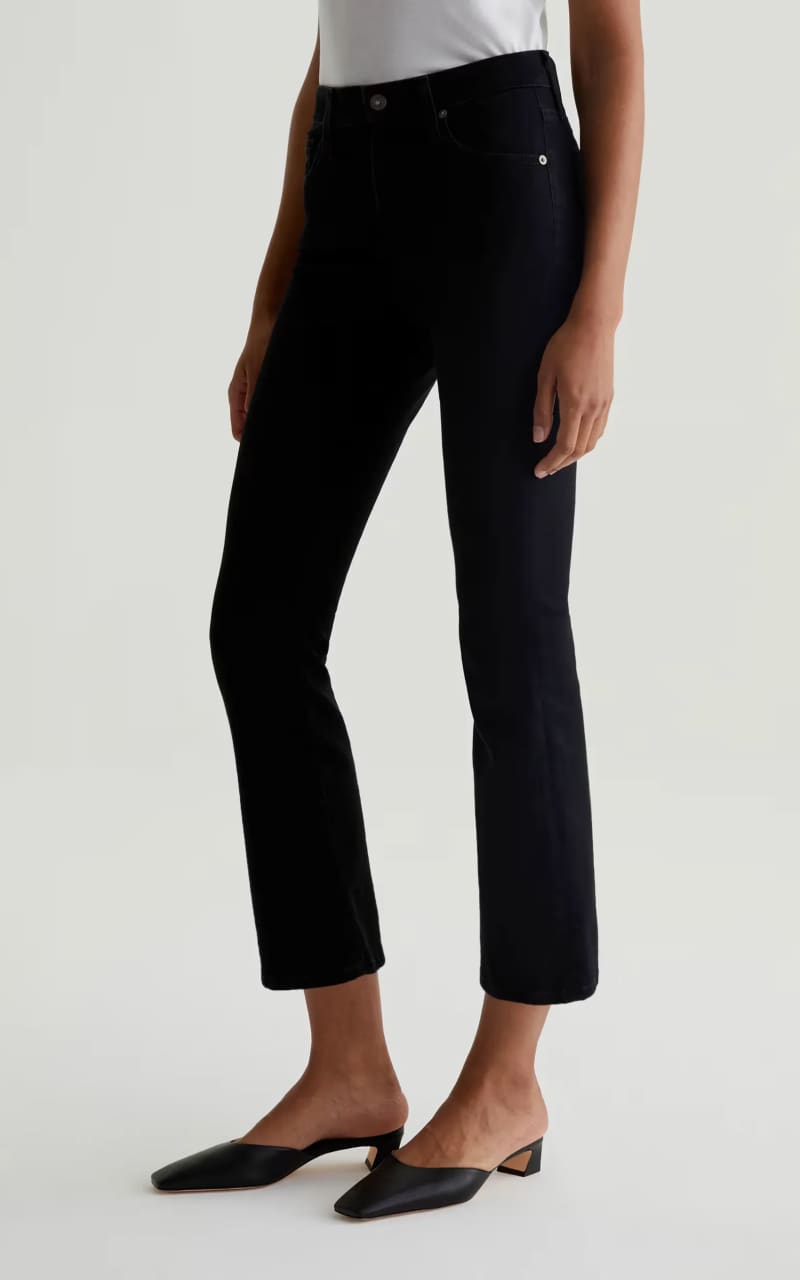 AG Jeans- Farrah Mid-Rise Boot Crop in Alchemy - denim