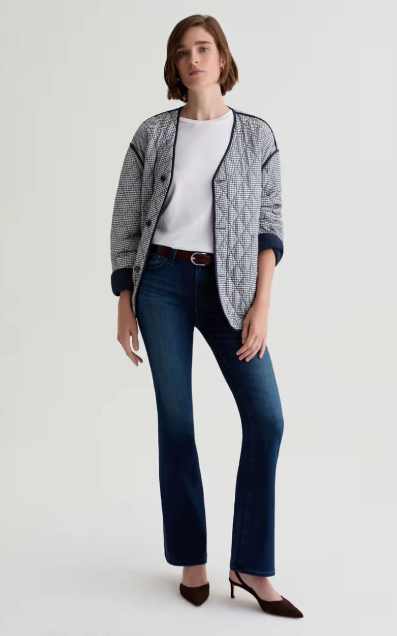 AG Jeans- Farrah Mid Rise Boot in Epilogue - denim