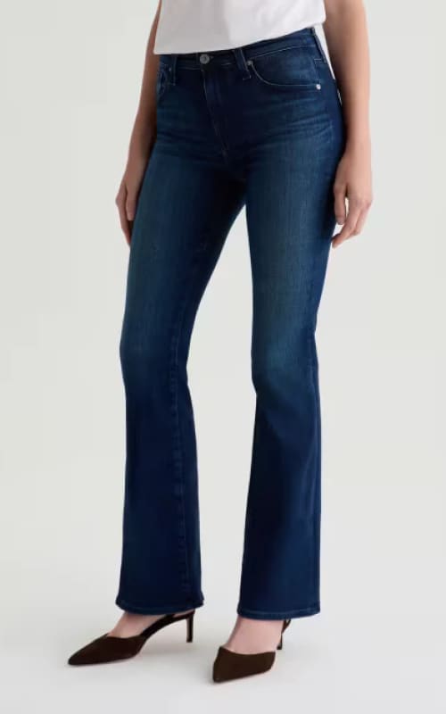 AG Jeans- Farrah Mid Rise Boot in Epilogue - denim
