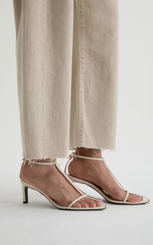 AG Jeans- Hattie High Rise Barrel Crop in Sulphur Light