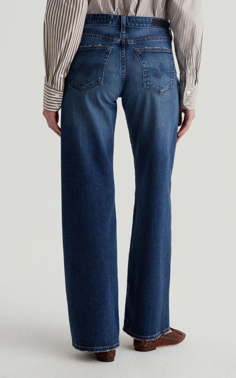 AG Jeans- Adria Low Rise Wide Leg Jeans in 10 Years