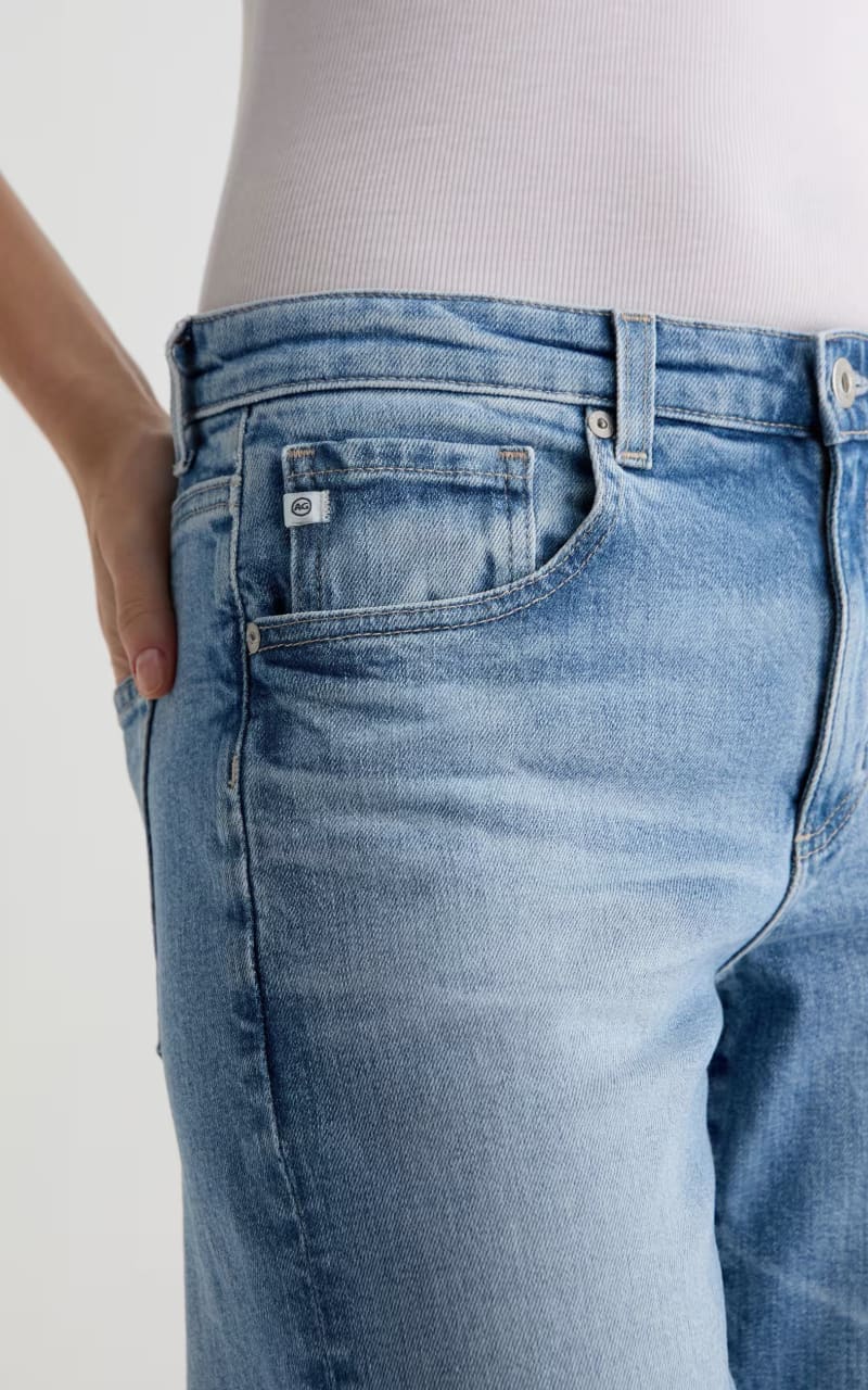 AG Jeans- Adria Low Rise Wide Leg in Helios - denim