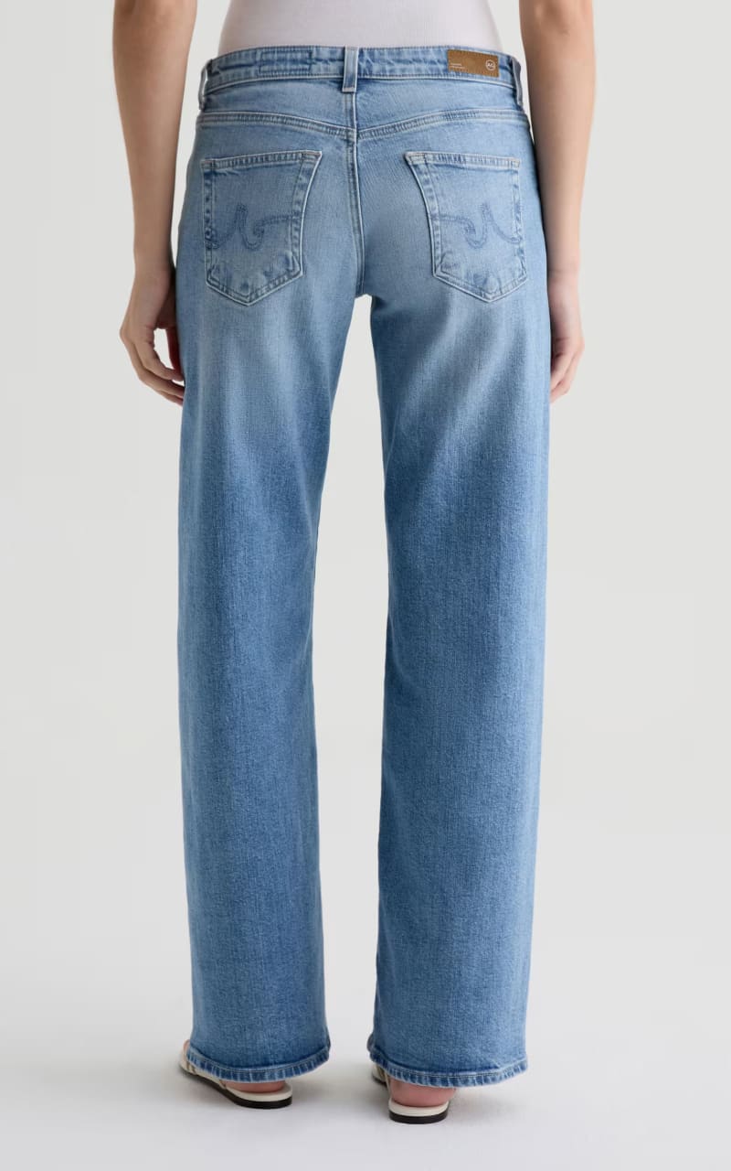 AG Jeans- Adria Low Rise Wide Leg in Helios - denim