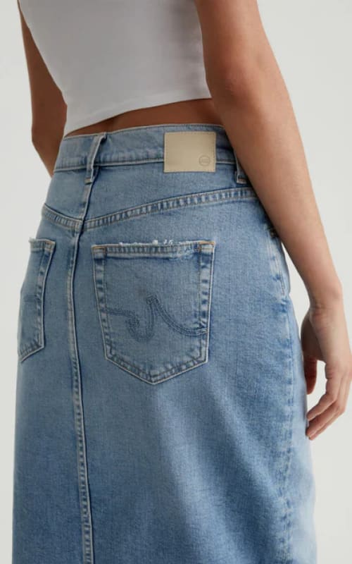 AG Jeans- Alicia Denim Midi Skirt