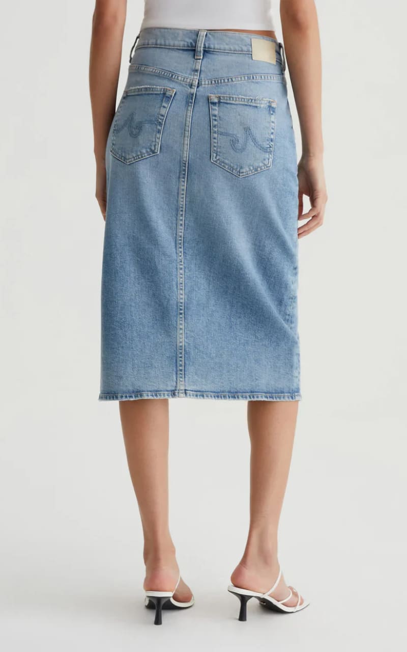 AG Jeans- Alicia Denim Midi Skirt