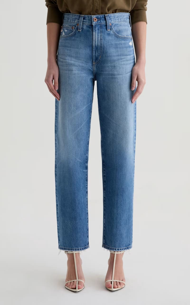 AG Jeans- Rian High Rise Straight Jeans in 14 Years