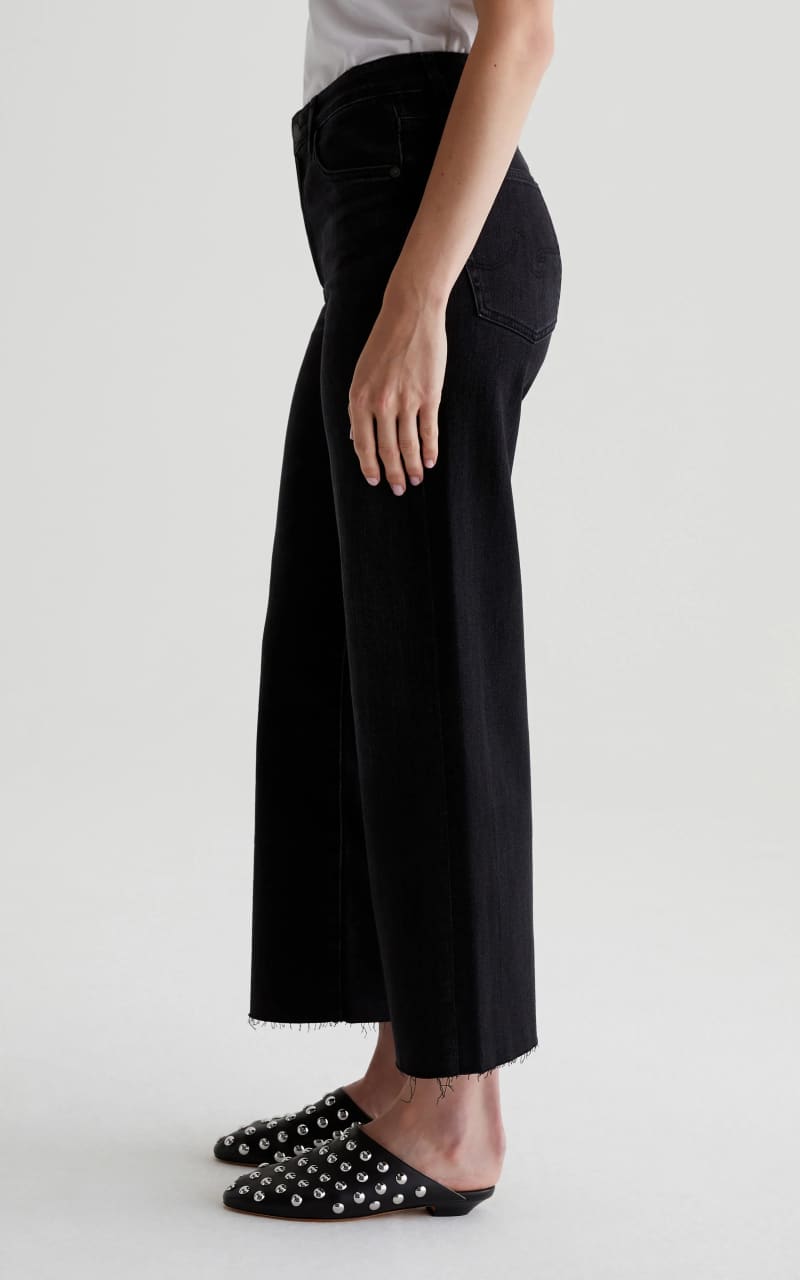 AG Jeans- Saige Wide Leg Crop in Glasgow - denim