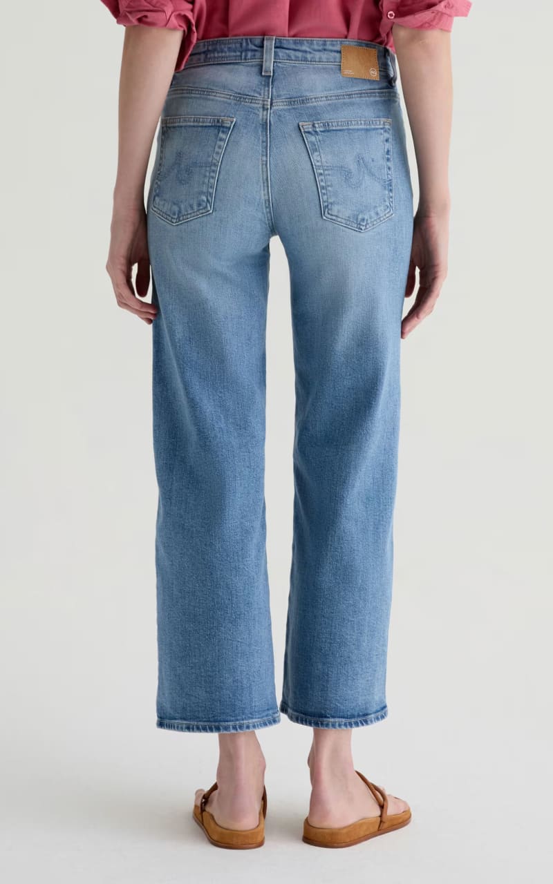 AG Jeans- Saige Wide Leg Crop in Helios - denim