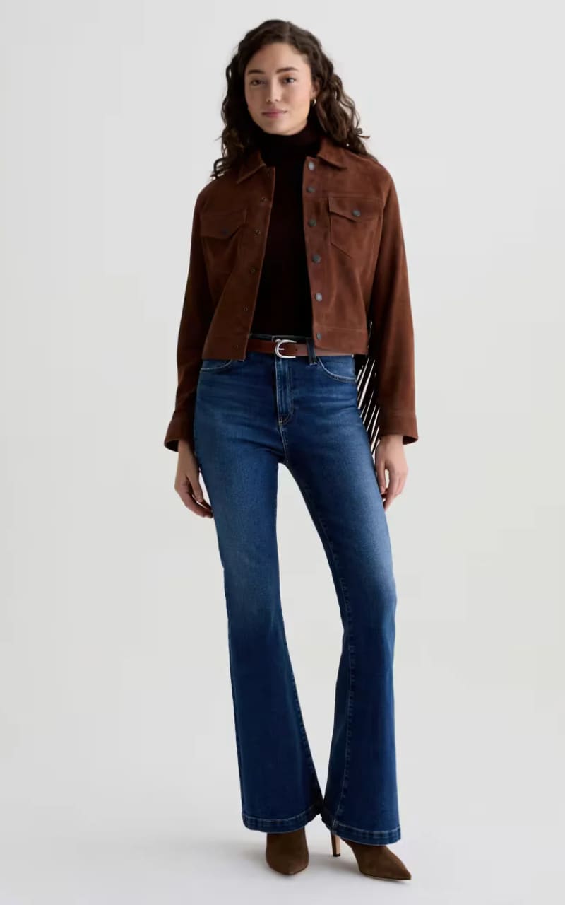 AG Jeans- Madi High Rise Flare in Forgotten - denim