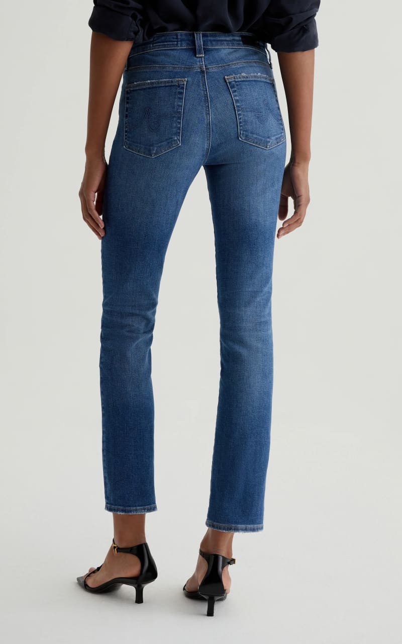 AG Jeans - Mari Mid Rise Slim Straight - denim