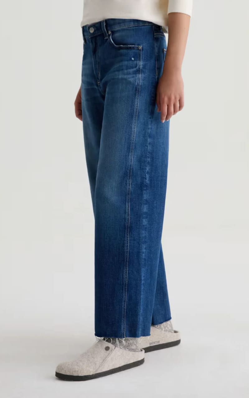 AG Jeans- Saige Wide Leg Crop in Watermist - je
