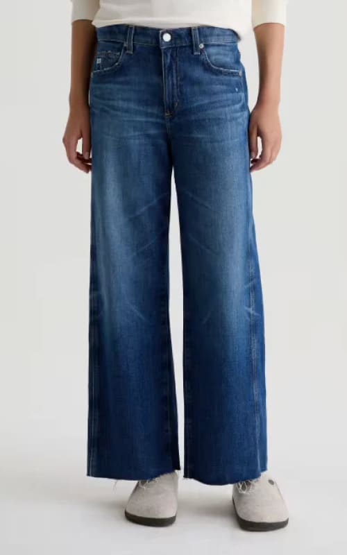 AG Jeans- Saige Wide Leg Crop in Watermist - je