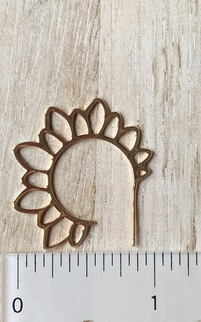 Agaveh - Flower Girl Hoops - jewelry