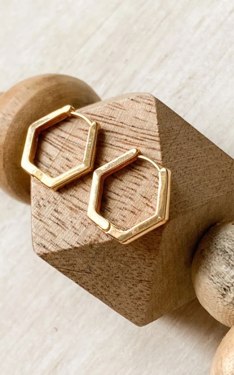 Agaveh - Hex Huggies - jewelry