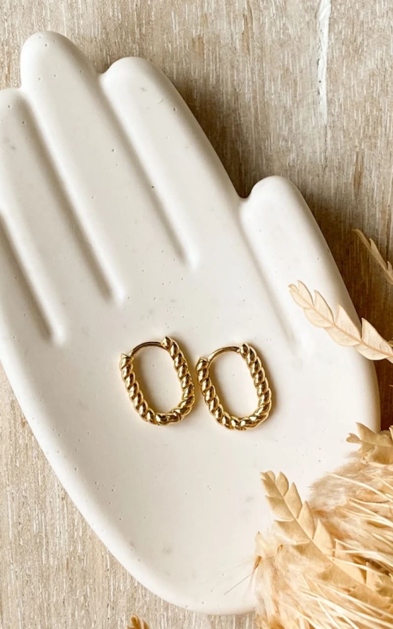 Agaveh - Roped Hoops - jewelry