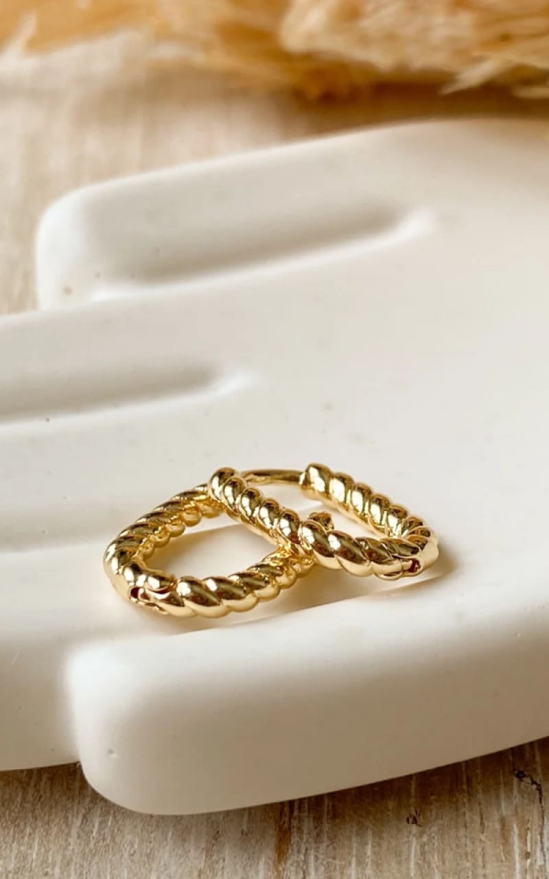 Agaveh - Roped Hoops - jewelry