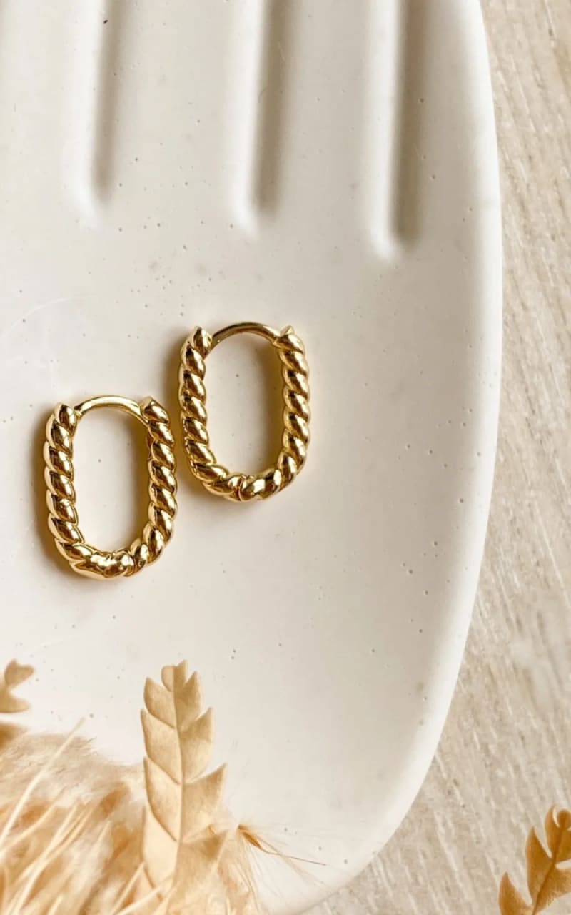 Agaveh - Roped Hoops - jewelry