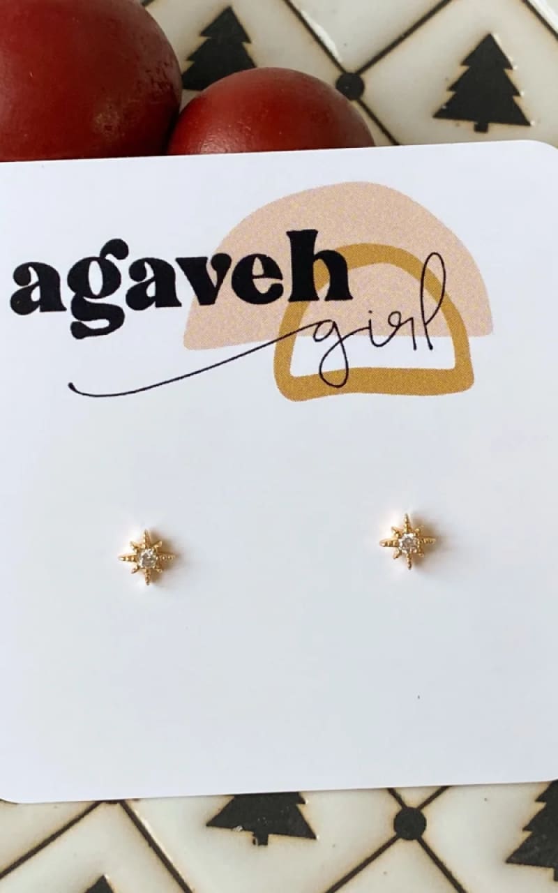 Agaveh-Star of David Studs - jewelry