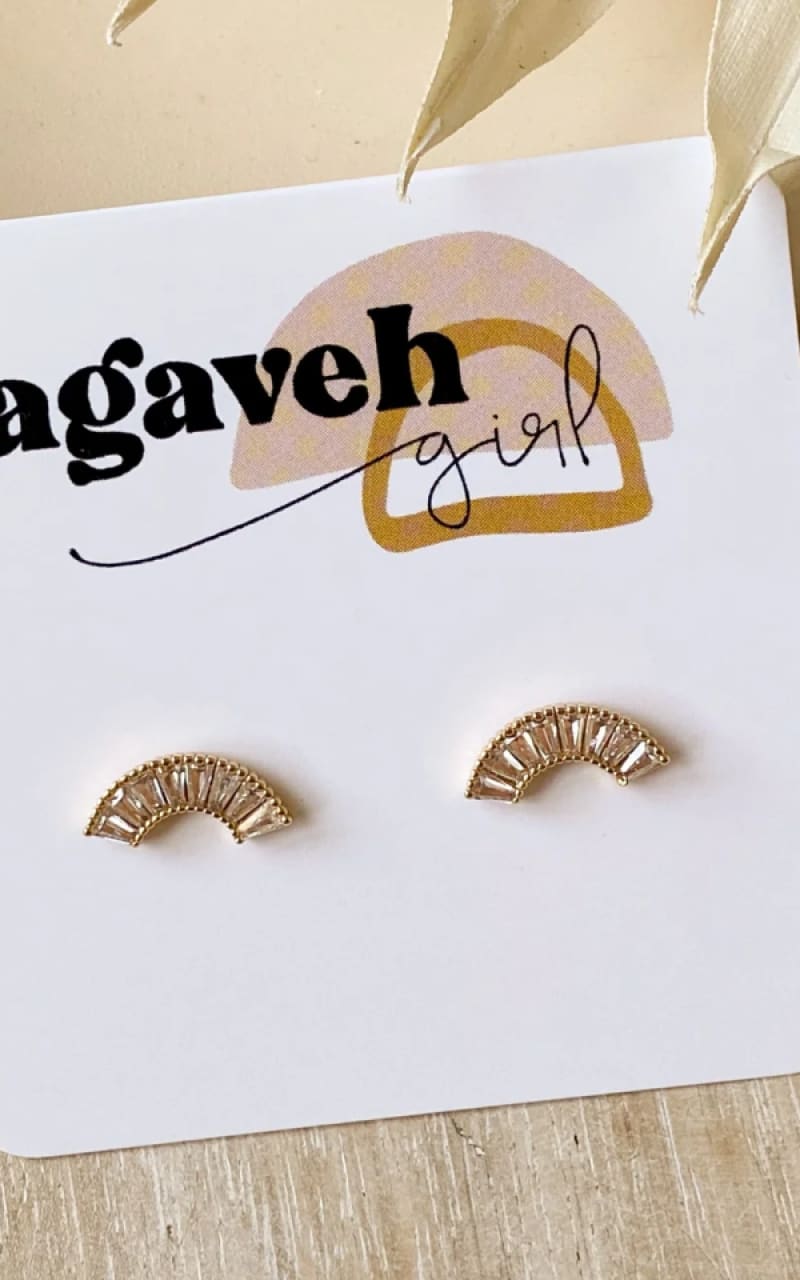 Agaveh - Tate Cubic Stud - jewelry