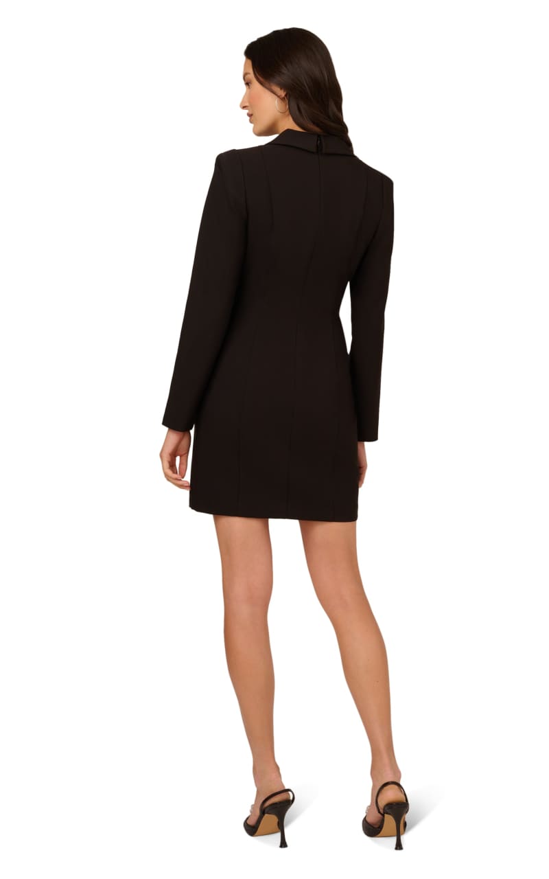 Aidan Mattox- Stretch Crepe Mini Dress