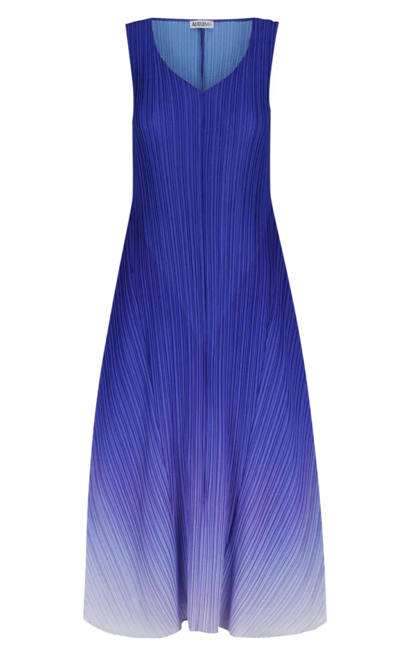 Alquema- Long Estrella Dress - Sodalite