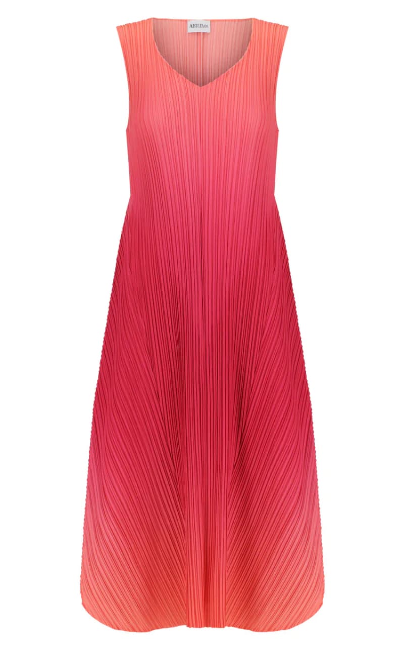 Alquema- Long Estrella Dress - Watermelon Sorbet - DRESS