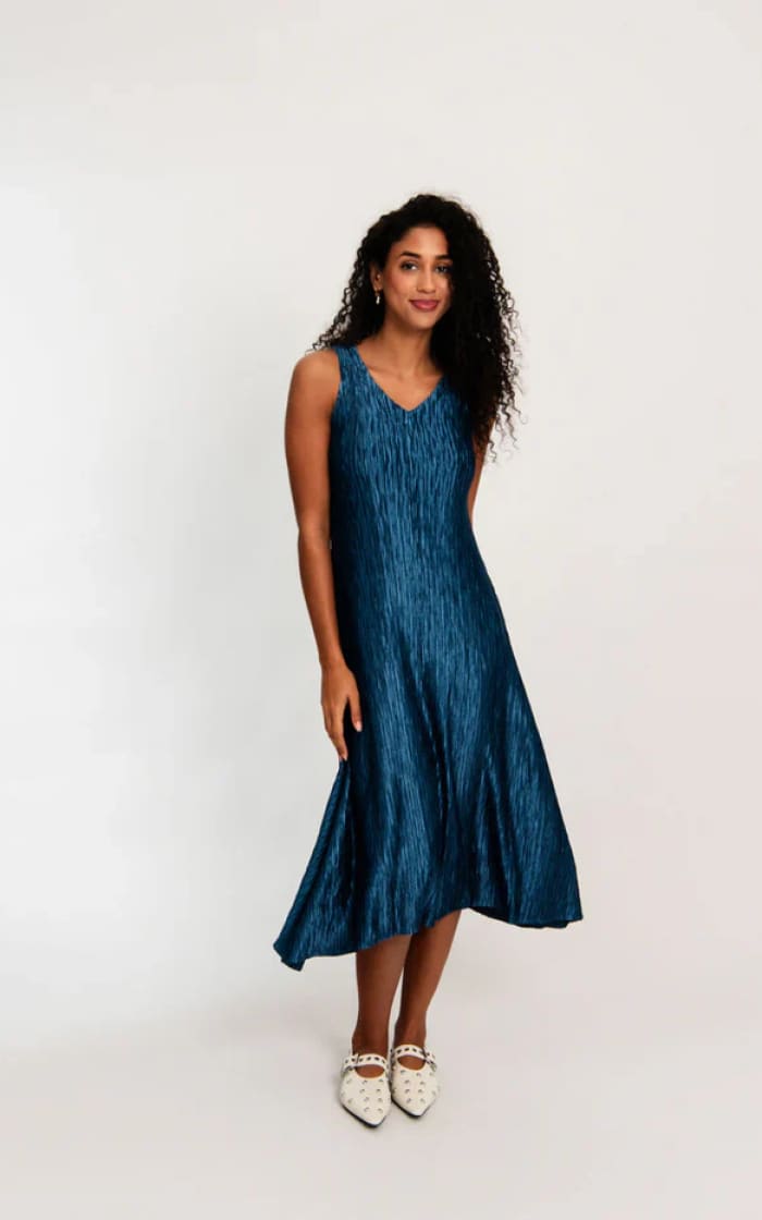 Alquema- Cosa Dress in Steel Opal - DRESS