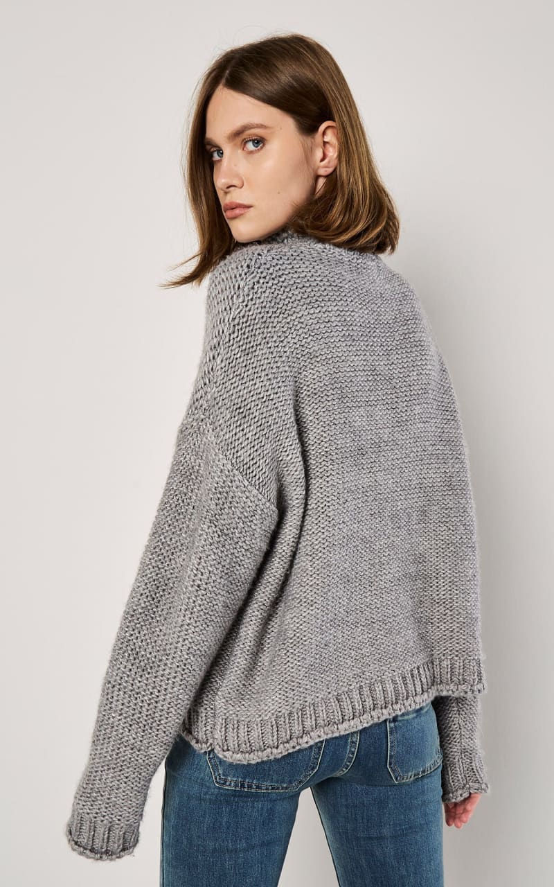 Apricot - Oversized Chunky Knit Jumper - SWEATER