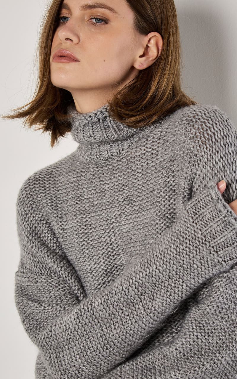 Apricot - Oversized Chunky Knit Jumper - SWEATER