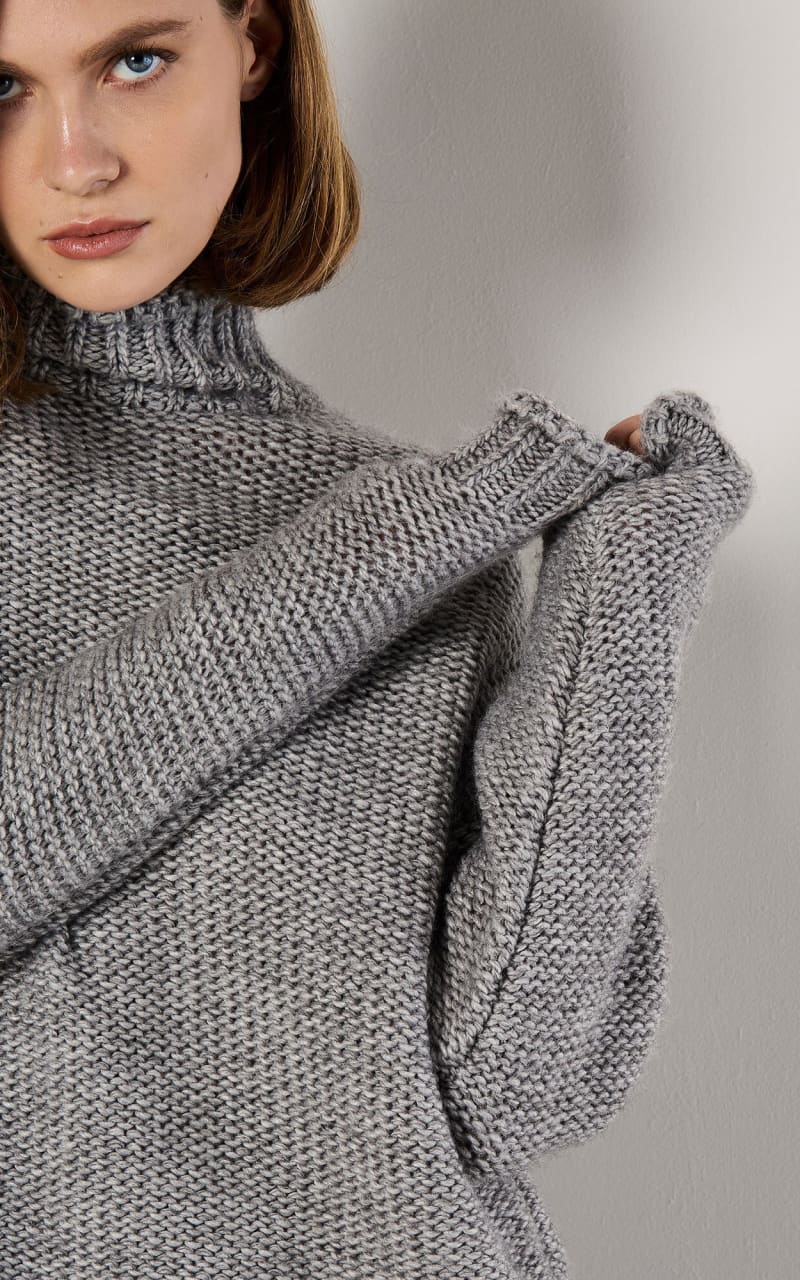 Apricot - Oversized Chunky Knit Jumper - SWEATER