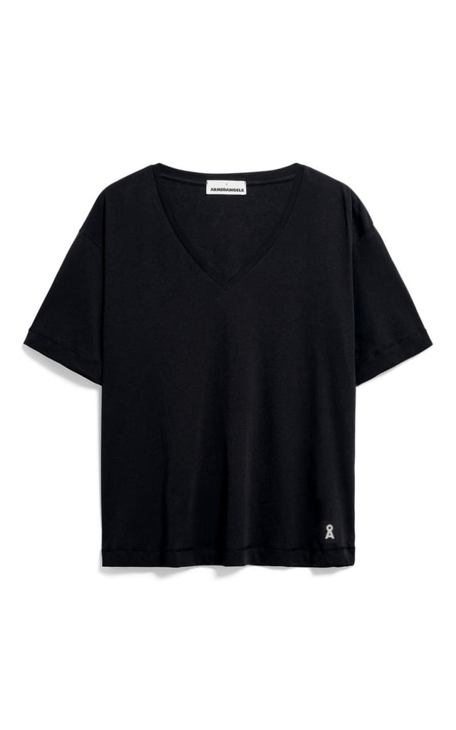 Armed Angels- Demikaa T-Shirt - Black / XS - Shirts & Tops
