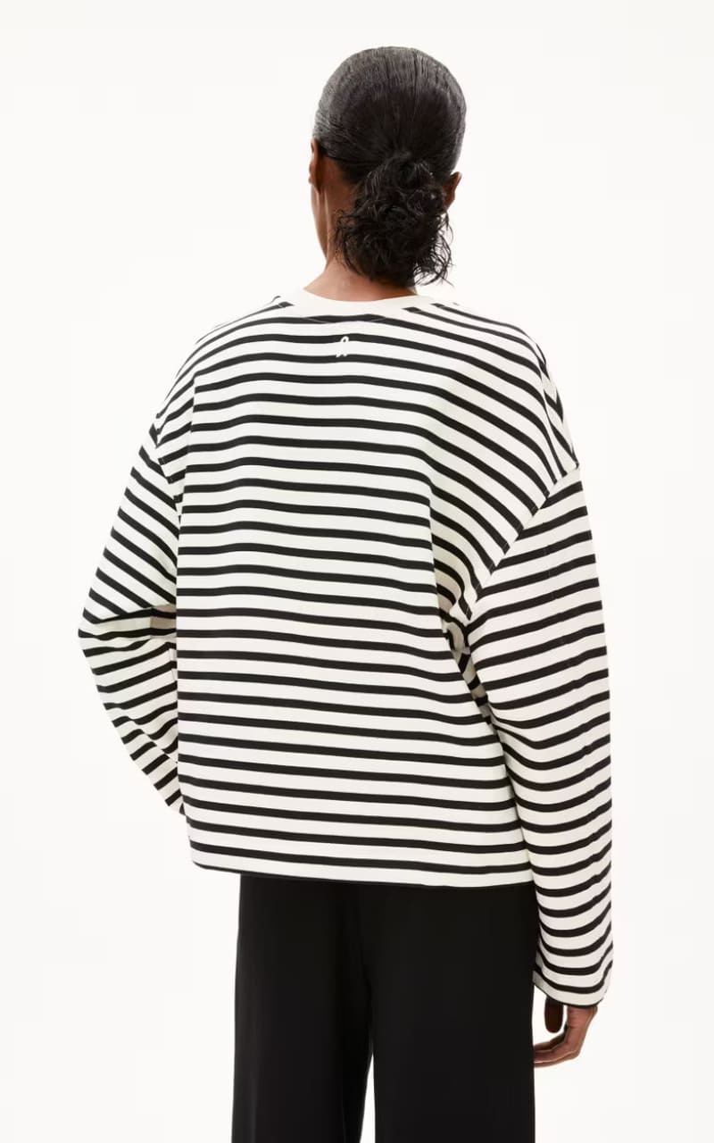 Armed Angels- Frankaa Maarlen Stripe Sweatshirt - SWEATER &