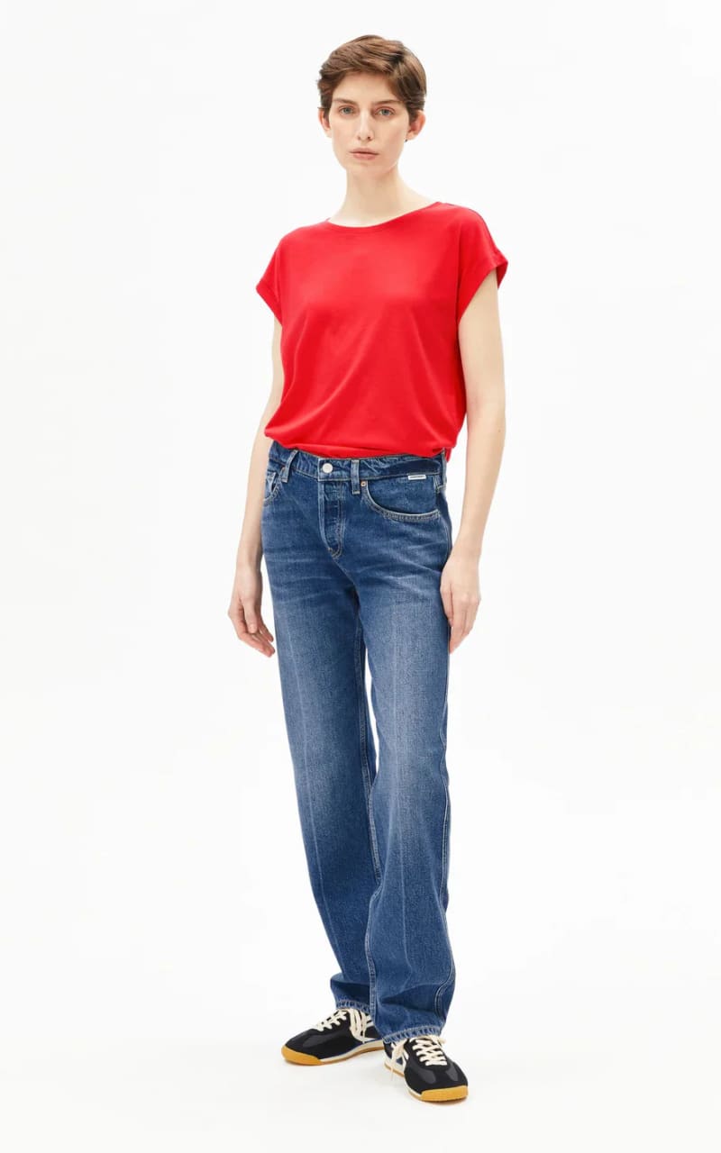 Armed Angels- Jilaana T-Shirt in Mars Red - T-SHIRT & TANK