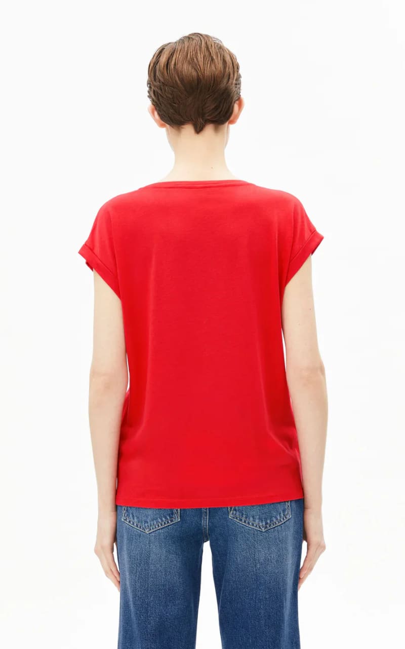 Armed Angels- Jilaana T-Shirt in Mars Red - T-SHIRT & TANK