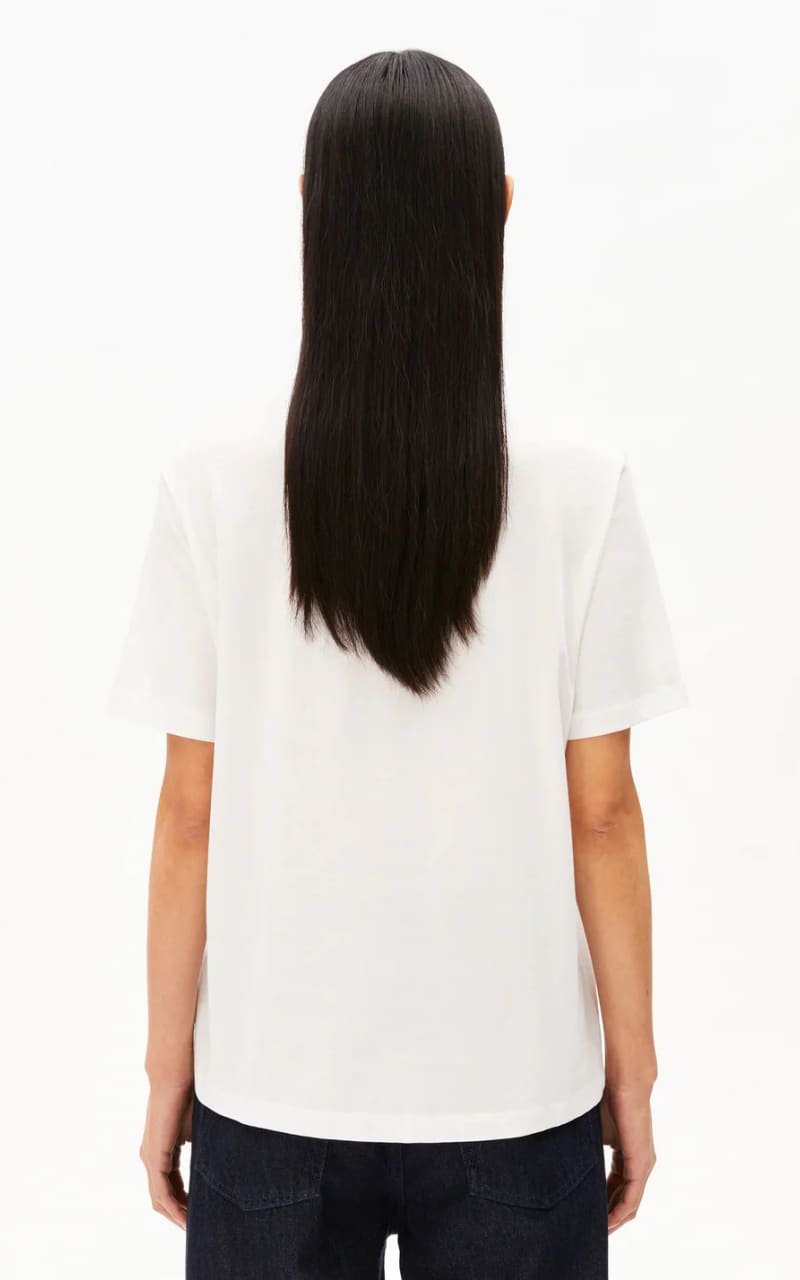 Armed Angels- Lualaa T-Shirt in White - T-SHIRT & TANK