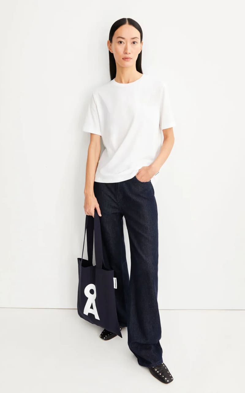 Armed Angels- Lualaa T-Shirt in White - T-SHIRT & TANK