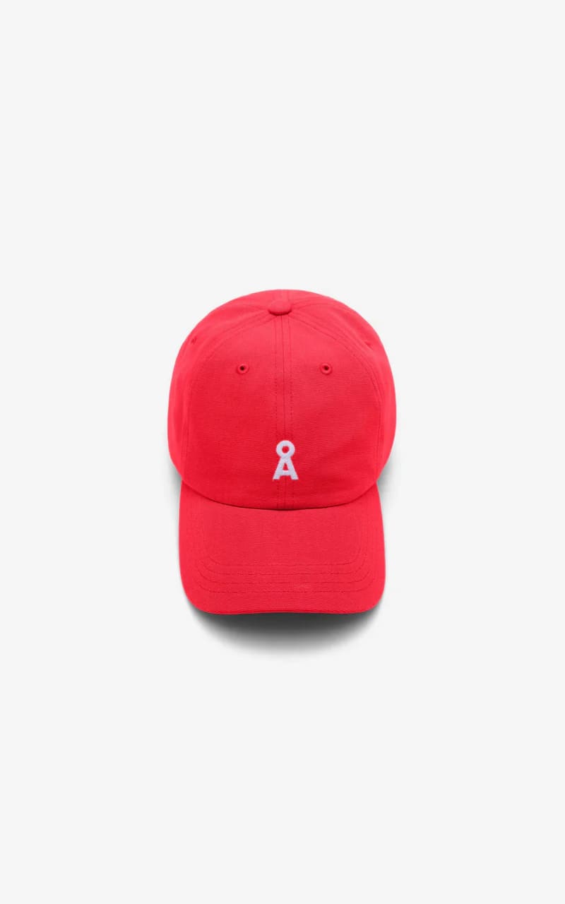 Armed Angels- Yenaas Bold Cap - Mars Red - Hair Accessories