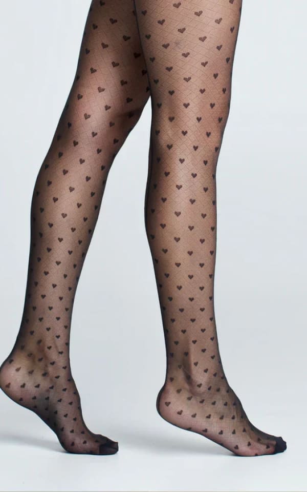 AVIANA- Jessica Queen of Hearts Tights - accessories