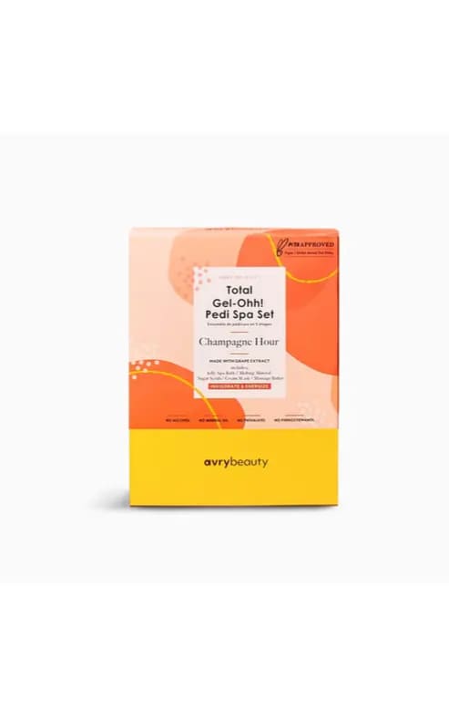AvryBeauty- Total Gel-Ohh! Pedi Spa Set in Champagne Hour